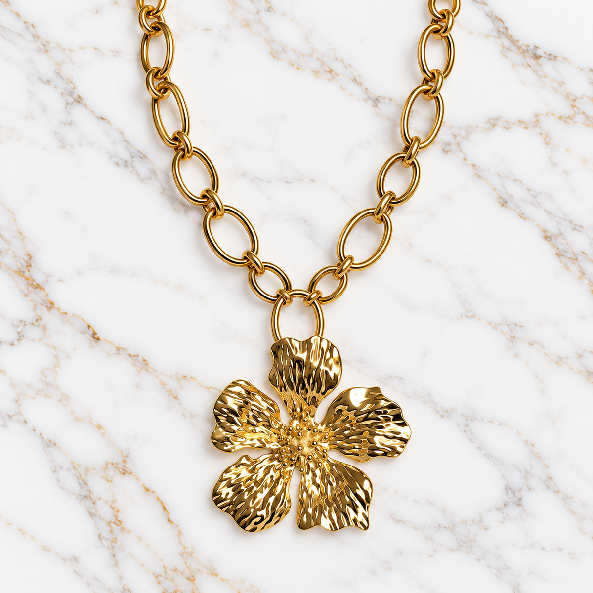 Collier Fleur d'Or