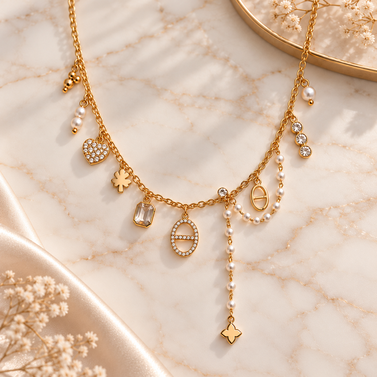 Collier Charms de Bonheur