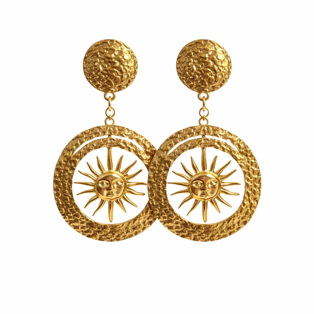 Boucles d'oreilles Soleil Divin