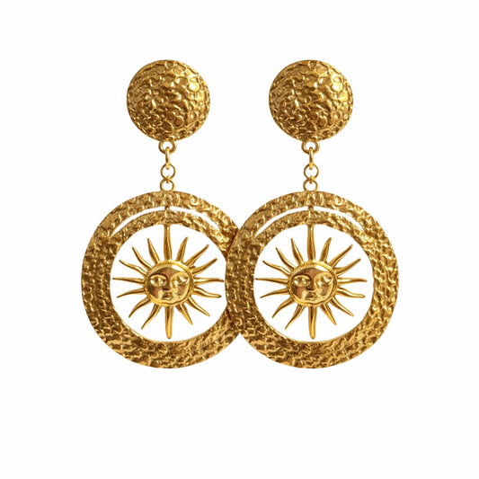 Boucles d'oreilles Soleil Divin